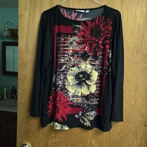 Susan Graver vintage liquid knit tunic.